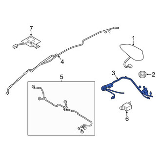 Mazda OE - Rear Antenna Cable