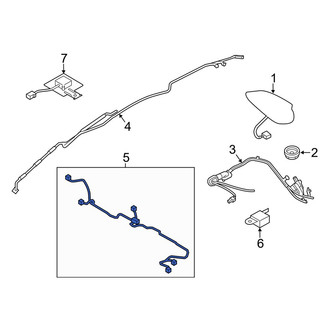 Mazda OE - Front Antenna Cable