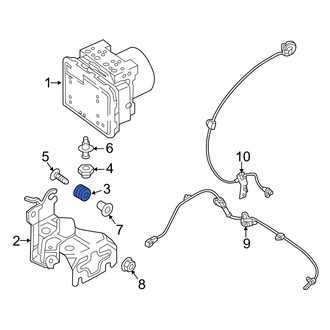 Mazda OE - ABS Modulator Insulator
