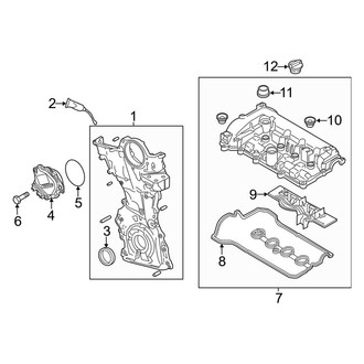 Mazda OE - Engine / Transaxle - Valve & Timing Covers