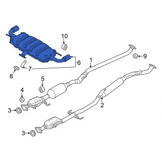 Mazda cx deals 5 exhaust system