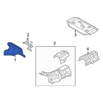 Mazda OE - Front Floor Pan Heat Shield