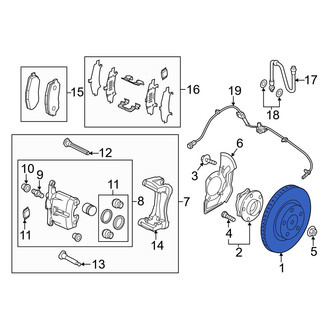 Mazda OE - Front Disc Brake Rotor