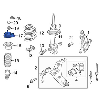 Mazda OE - Front Suspension Strut Mount