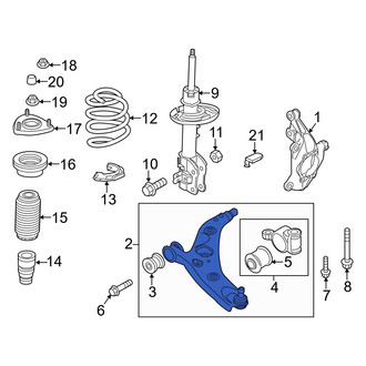 Mazda OE - Front Right Suspension Control Arm