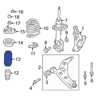 Mazda OE - Front Suspension Strut Bellows