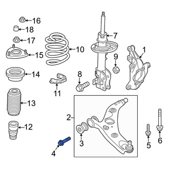 Mazda OE - Front Suspension Control Arm Bolt