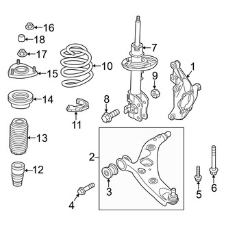 Mazda OE - Front Suspension - Suspension Components (Grand Touring Reserve / Signature)
