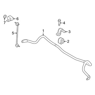 Mazda OE - Front Suspension - Stabilizer Bar & Components (2.2L)