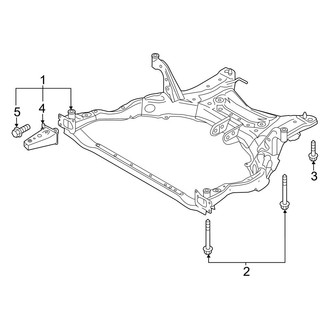 Mazda OE - Front Suspension - Suspension Mounting (M Engine VIN Character)