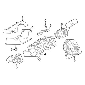 Mazda OE - Steering Column - Shroud, Switches & Levers