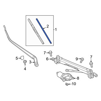 Mazda OE - Front Left Wiper Blade Refill