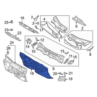 Mazda OE - Front Firewall