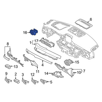 Mazda OE - Front Left Dashboard Air Vent