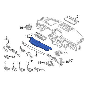 Mazda OE - Center Instrument Panel Cover
