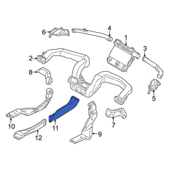 Mazda OE - Center Front Instrument Panel Air Duct