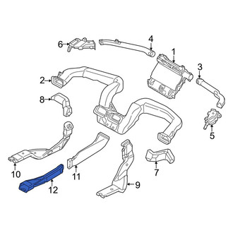 Mazda OE - Center Rear Instrument Panel Air Duct