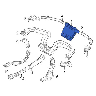Mazda OE - Front Windshield Defroster Nozzle