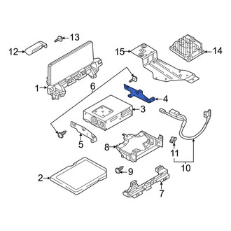 Mazda OE - Right Radio Bracket