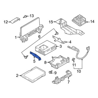 Mazda OE - Left Radio Bracket