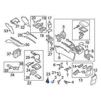 Mazda OE - Upper Quarter Panel Trim Panel Clip