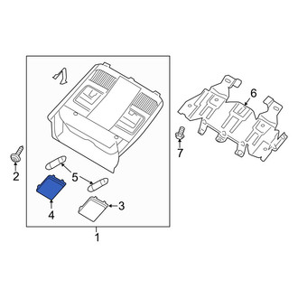 Mazda OE - Left Map Light Lens