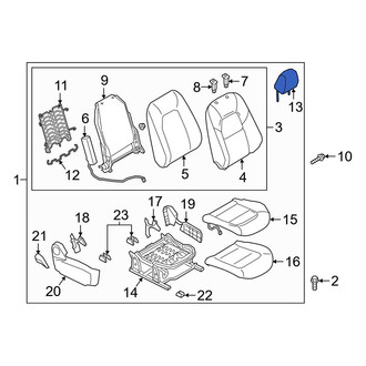 Mazda OE - Front Left Headrest