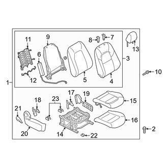 Mazda OE - Front Left Seat