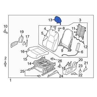 Mazda OE - Front Right Headrest