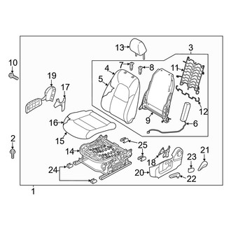 Mazda OE - Front Left Seat