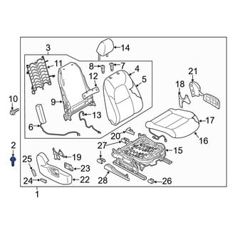 Mazda OE - Front Right Seat Track Bolt