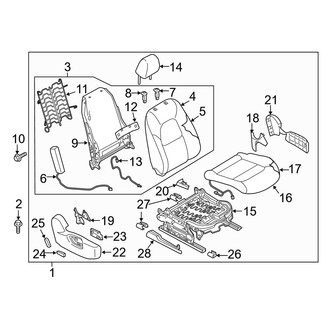 Mazda OE - Front Left Seat