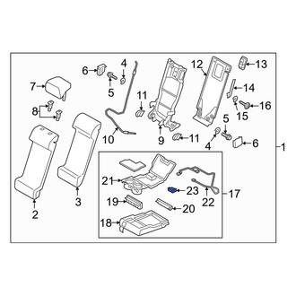 Mazda OE - Rear 12 Volt Accessory Power Outlet