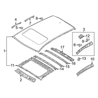 Mazda OE - Roof & Components (With Sunroof)