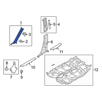 Mazda OE - Right Body A-Pillar Trim Panel
