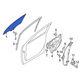 Mazda OE - Front Left Door Glass