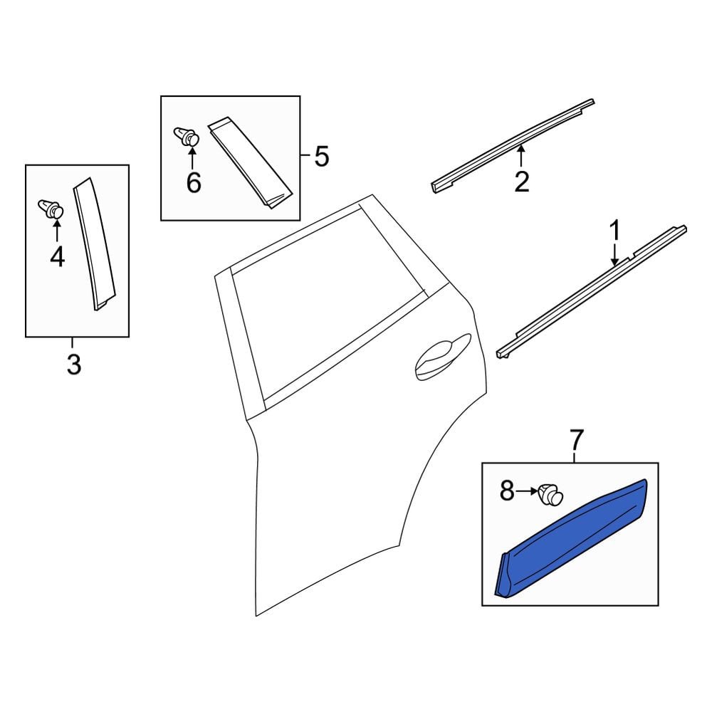 Mazda CX-5 OEM Doors & Parts - Shells, Panels, Armrests | CARiD