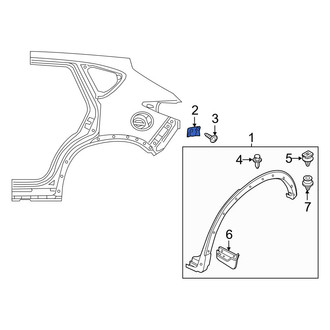 Mazda OE - Wheel Arch Molding Bracket