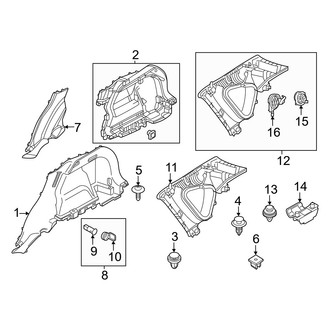Mazda OE - Quarter Panel - Interior Trim