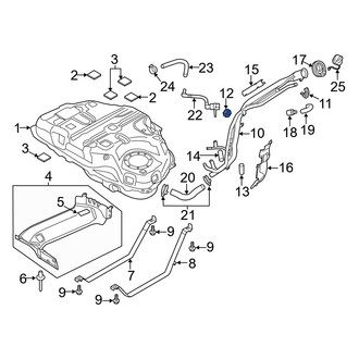 Mazda OE - Fuel Filler Nut