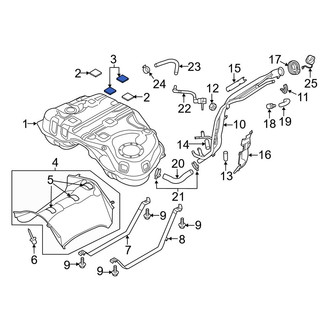 Mazda OE - Fuel Tank Insulator