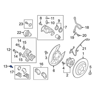 Mazda OE - Axle Hub Mounting Bolt