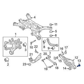 Mazda OE - Lower Suspension Control Arm Bolt