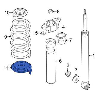 Mazda OE - Rear Lower Coil Spring Insulator