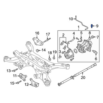 Mazda OE - Rear Differential Vent Hose