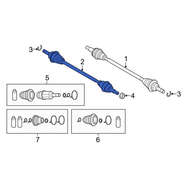 CV Axle Assembly