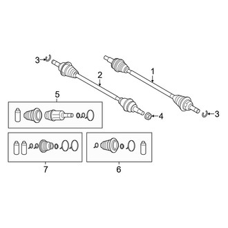Mazda OE - Rear Suspension - Drive Axles (AWD)