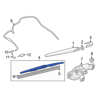 Mazda OE - Rear Wiper Blade
