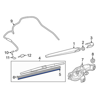 Mazda OE - Rear Wiper Blade
