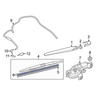 Mazda OE - Rear Wiper Blade